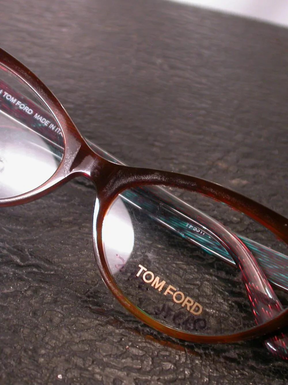 Tom Ford Incredible Blue Green Purple Glow Eyeglasses Made in Italy